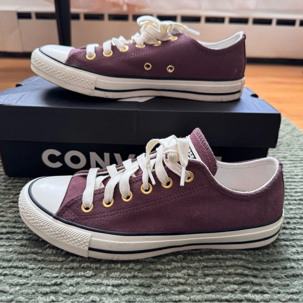 CONVERSE Purple Chuck Taylor All Star Suede sneakers - Picture 1 of 5